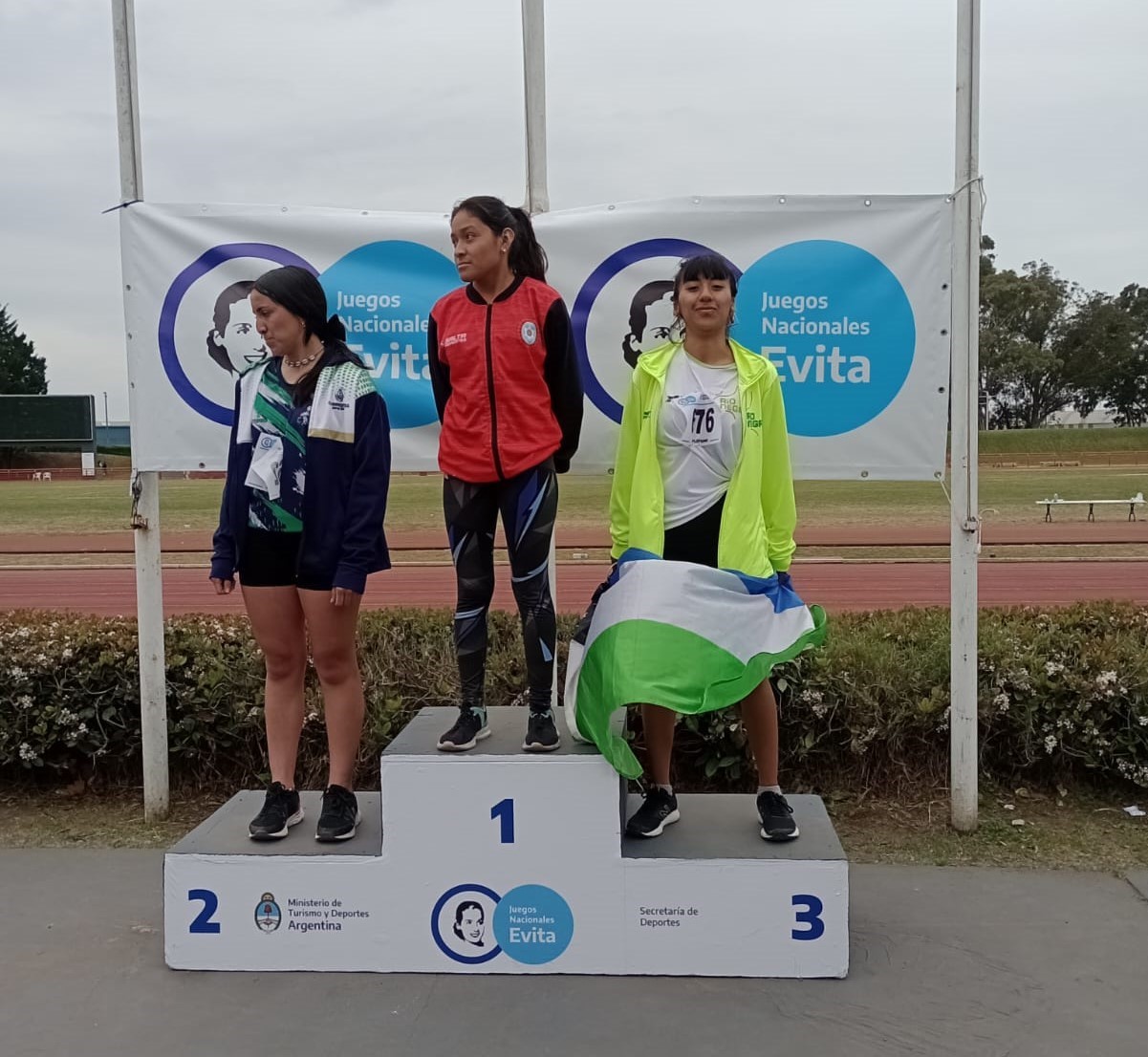 Juegos Evita: Sofía Vera hizo podio en salto en largo