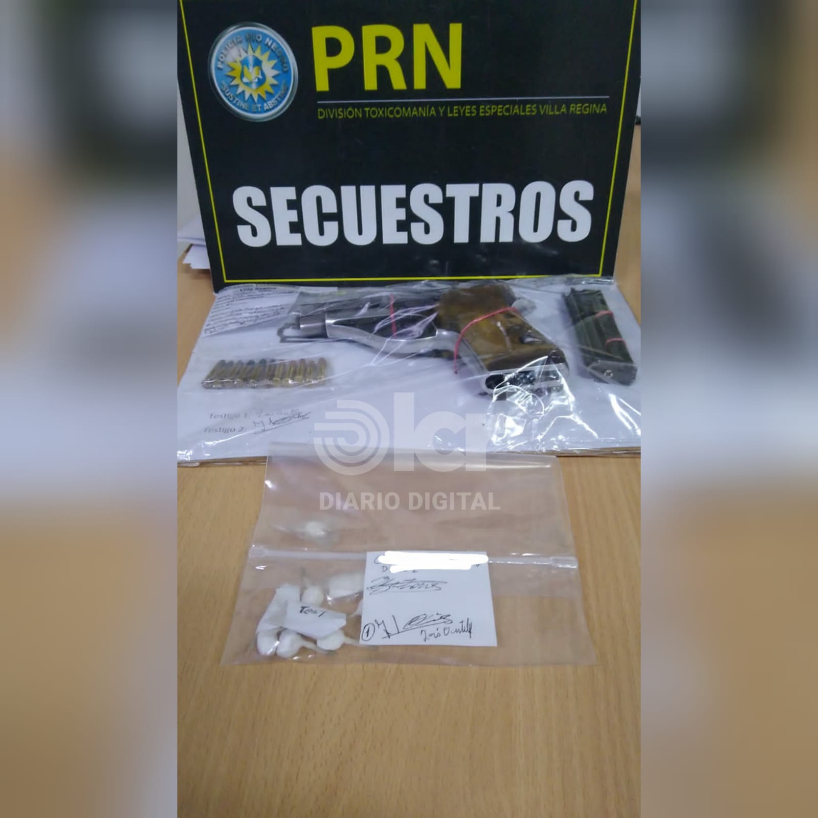 Secuestran cocaína lista para su comercialización en 25 de Mayo