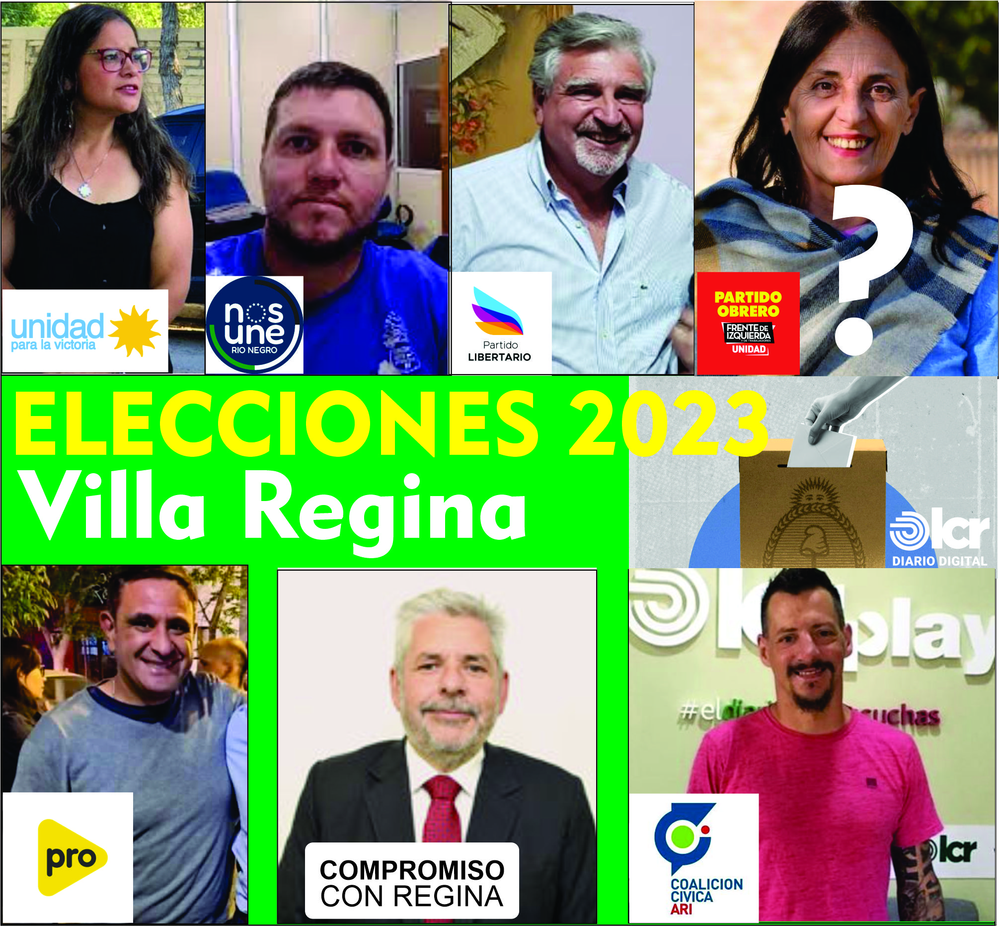 Villa Regina: ¿6 o 7 candidatos para la intendencia?