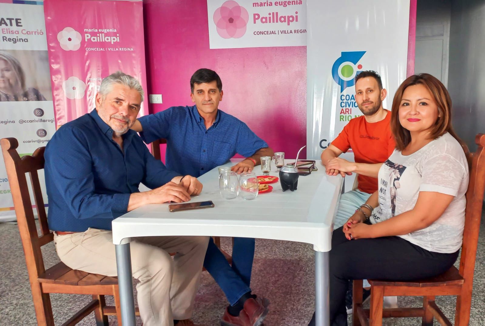 Javier Acevedo y Luis Albrieu se reunieron en la sede partidaria de la CC-ARI