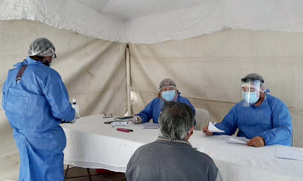 El BAS continúa pesquisando pacientes en Colalao del Valle