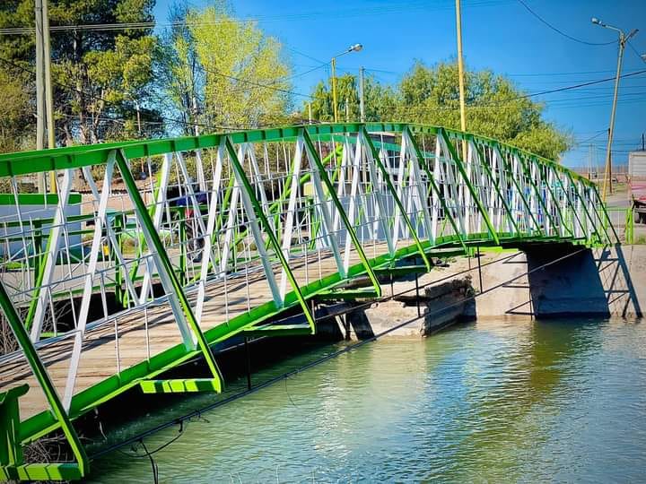 Huergo: Se habilitó la pasarela Peatonal en el puente de calle Almirante Brown