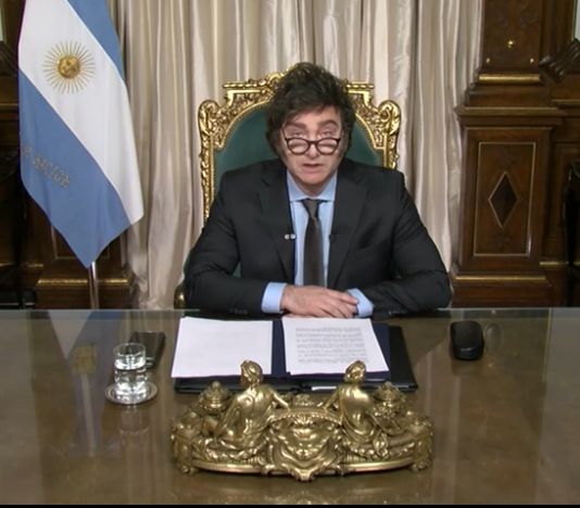 Milei dejó un mensaje de fin de año y pidió a los argentinos que reclamen al Parlamento nacional