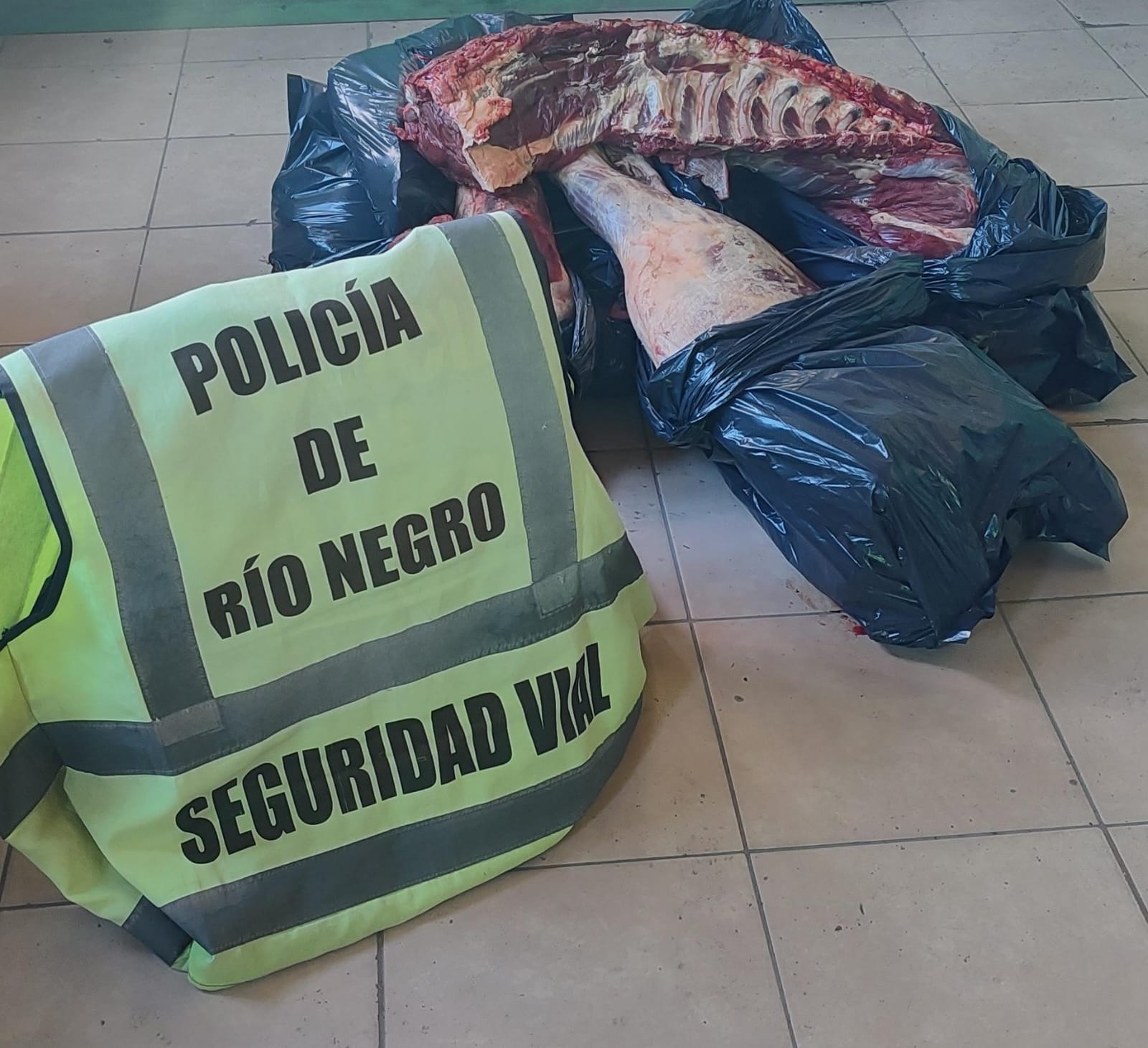 Decomisan en Chichinales 100 kilos de carne que era transportada de manera ilegal