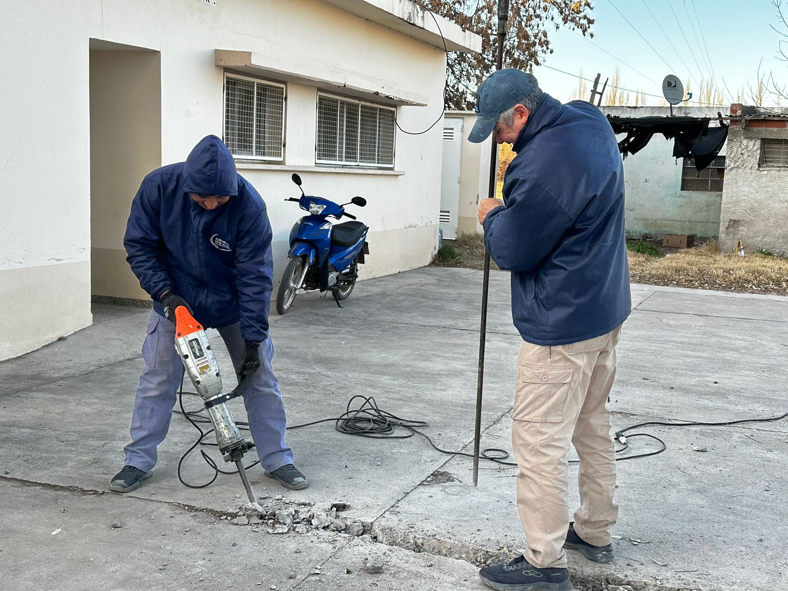 Avanzan las obras en la Escuela N° 105