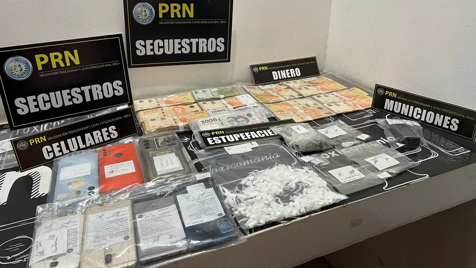 La Policía de Río Negro desbarató un importante “kiosco” narco en Roca