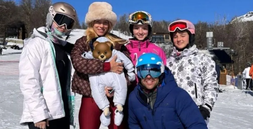 Las vacaciones de Nicole Neumann y su familia por San Martín de los Andes