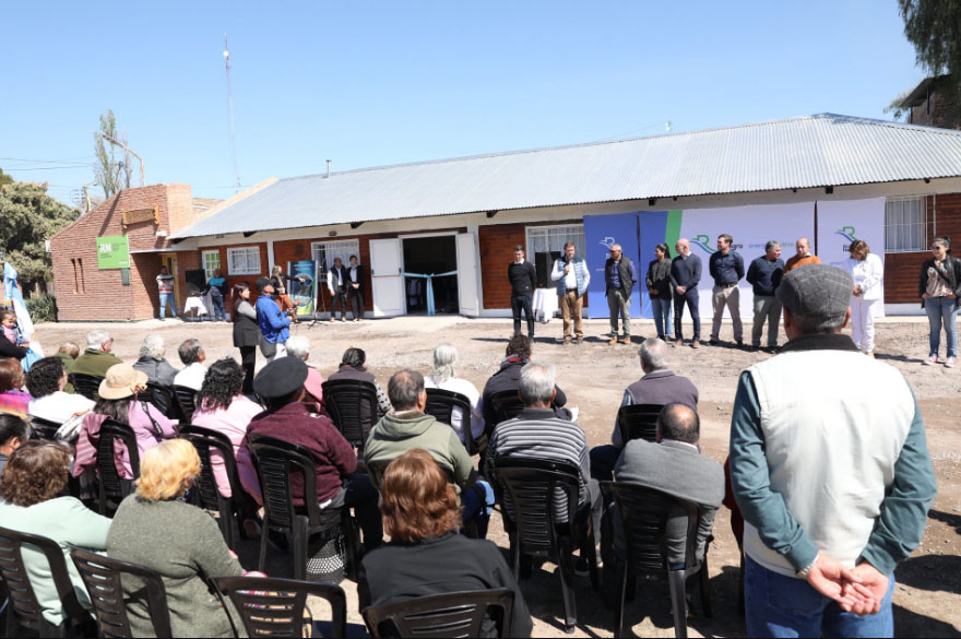 Salón reconstruido en Valle Azul: “Recuperamos no solo un edificio, sino una parte esencial de la historia”