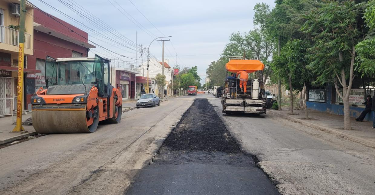 Se completó la obra de repavimentación en Regina