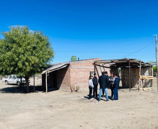 Se proyecta la creación de un centro integral comunitario en un barrio de Huergo