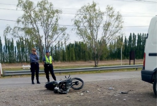 Luego de un choque se descubrió que la moto había sido robada en Regina