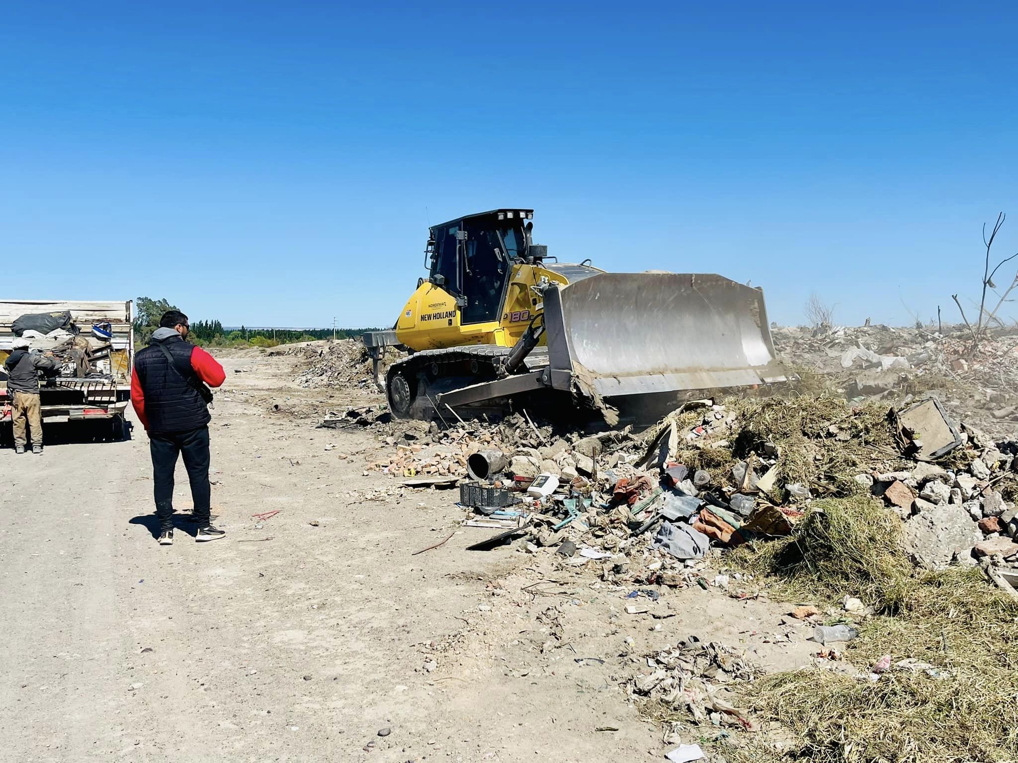 Completaron la primera etapa de la limpieza para reubicar el basural municipal