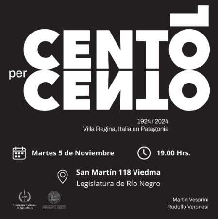 Se presenta el libro “Cento per Cento” en Viedma: un puente cultural entre Italia y Argentina