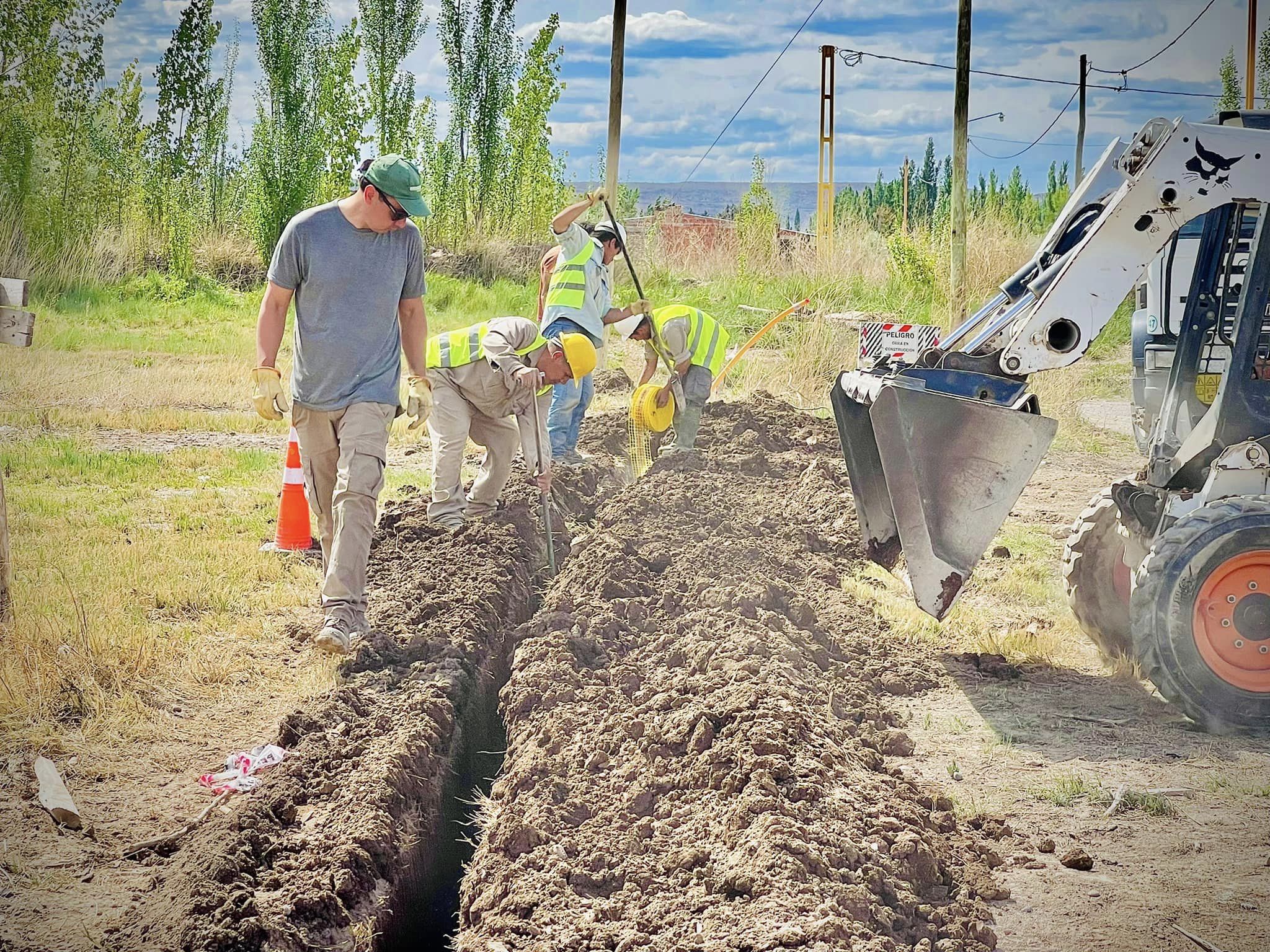 Amplían redes de gas natural en Mainqué e Ingeniero Huergo