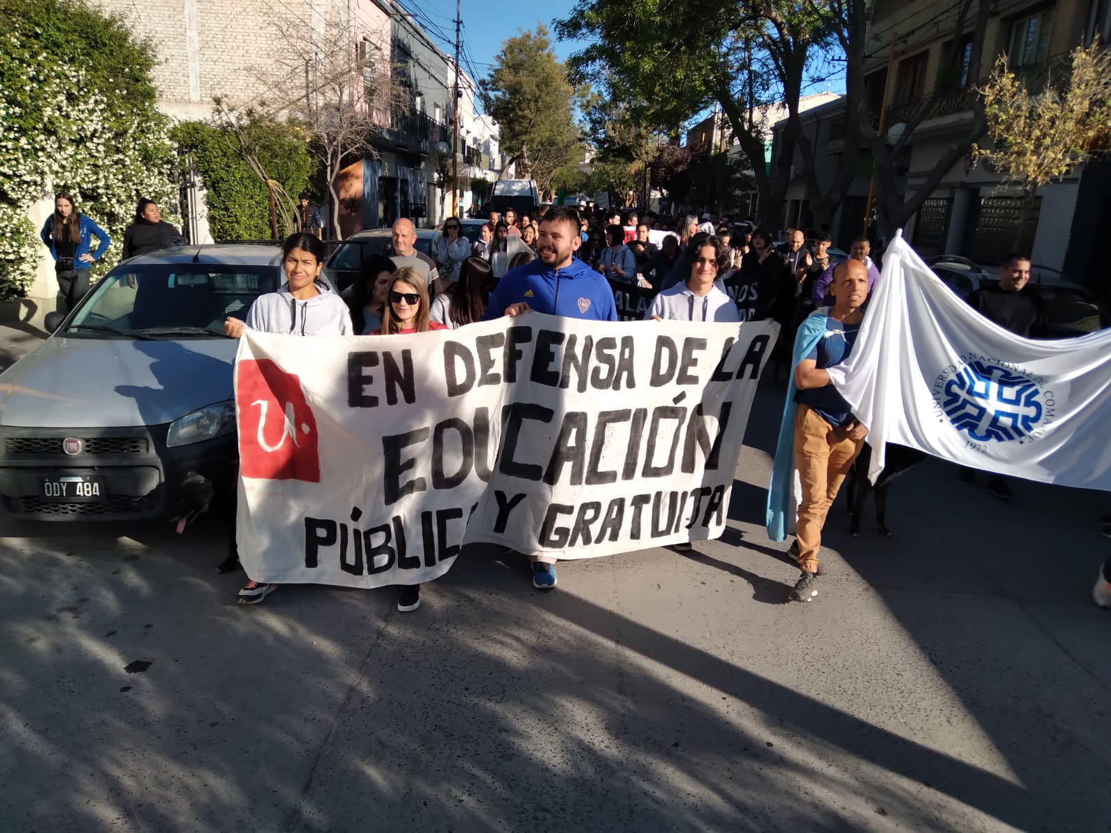 Marcharon en Regina por la ley de financiamiento universitario