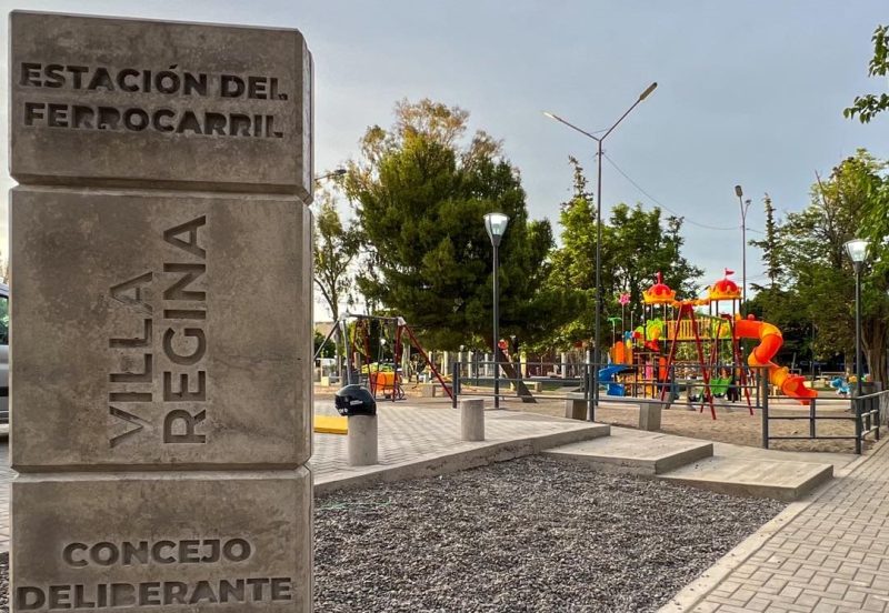 Video: piden por el cuidado de una plaza inaugurada en el aniversario de Regina